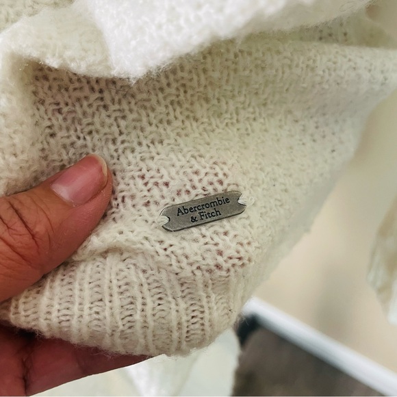 Abercrombie & Fitch Comfortable Warm Cardigan Hoodie Medium Sweater Jacket Woman - Picture 9 of 11